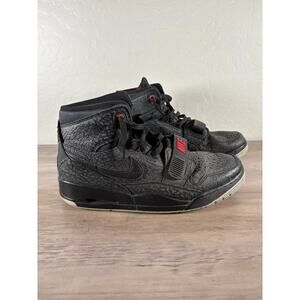 Nike 2018 Air Jordan Legacy 312 Elephant‎ Print Black Red Men's Size 12